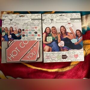 Bridal shower sign props